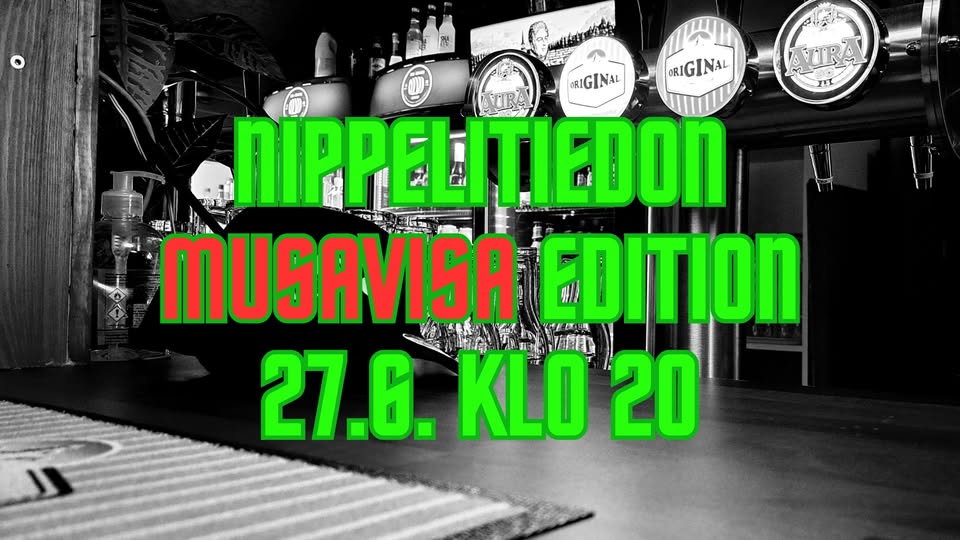 Nippelitiedon MUSAVISA edition!
